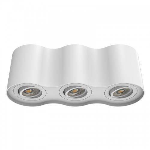Surface Mounted Round Shape LED Downlight With 3 lamps