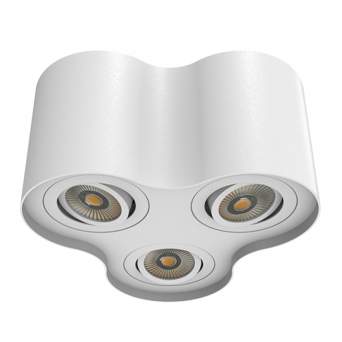 Surface Mounted Round Shape LED Downlight With 3 lamps