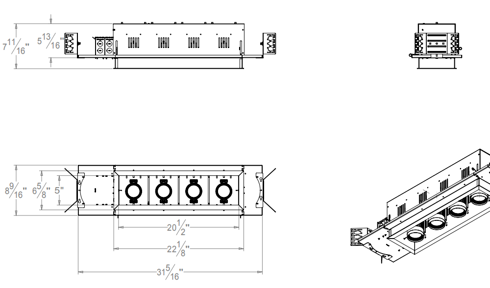 Ceiling Trimless Light