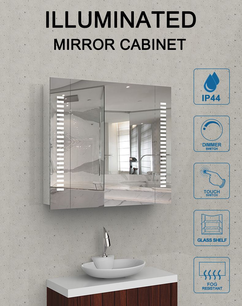 Led Bathroom Mirror Cabinet