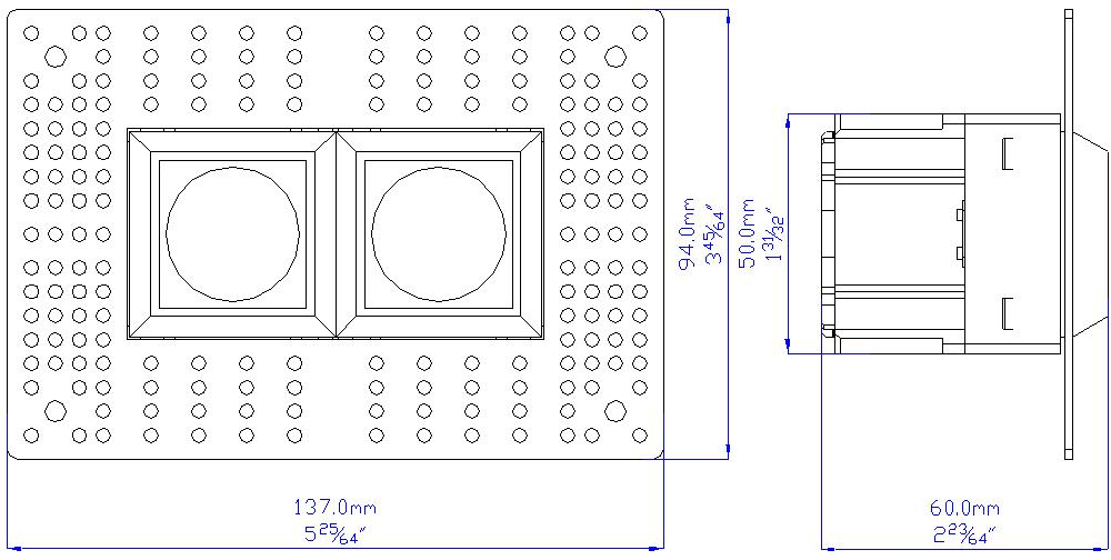 Residential Pressable Miniature LED Multiple Recessed Downlight with 2 Heads - Image 4