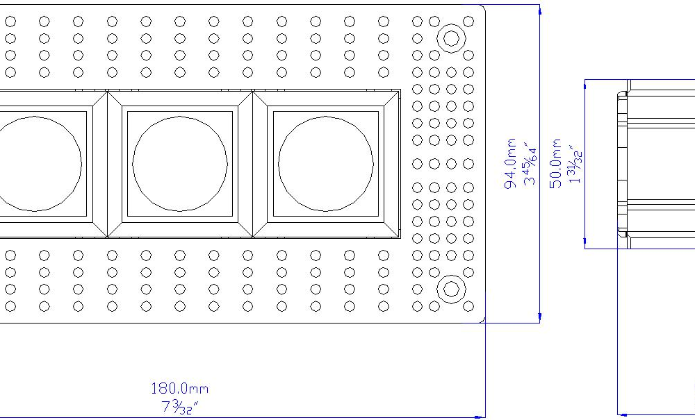Residential Modular LED Recessed Multiple Downlight with 3 Heads - Image 4