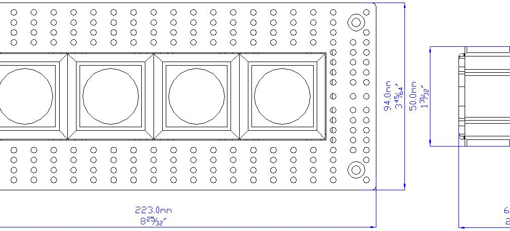 Residential Modular LED Recessed Multiple Downlight with 4 Heads - Image 4