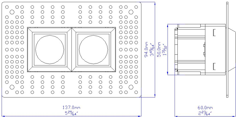 New Design Miniature LED Multiple Recessed Downlight with 2 Heads - Image 4