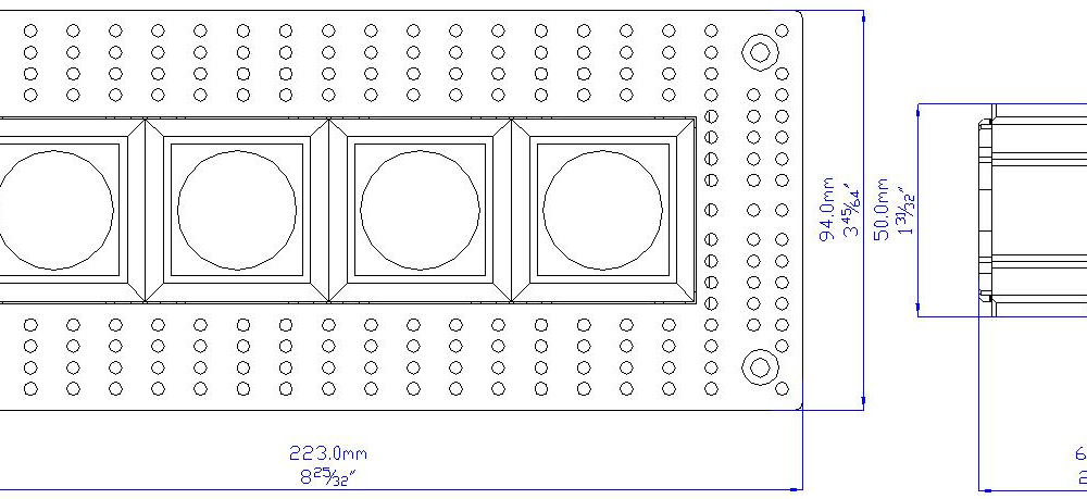 New Design Miniature LED Multiple Recessed Downlight with 4 Heads - Image 4