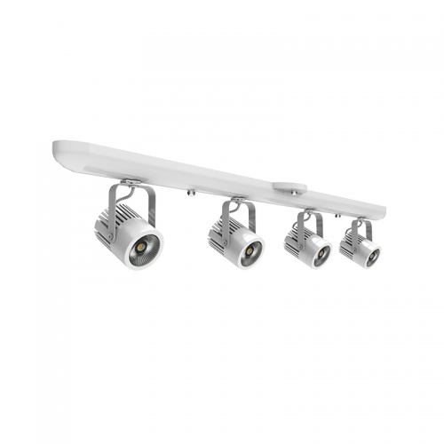 Line Volt. Die-casting LED Track Light 4 Head