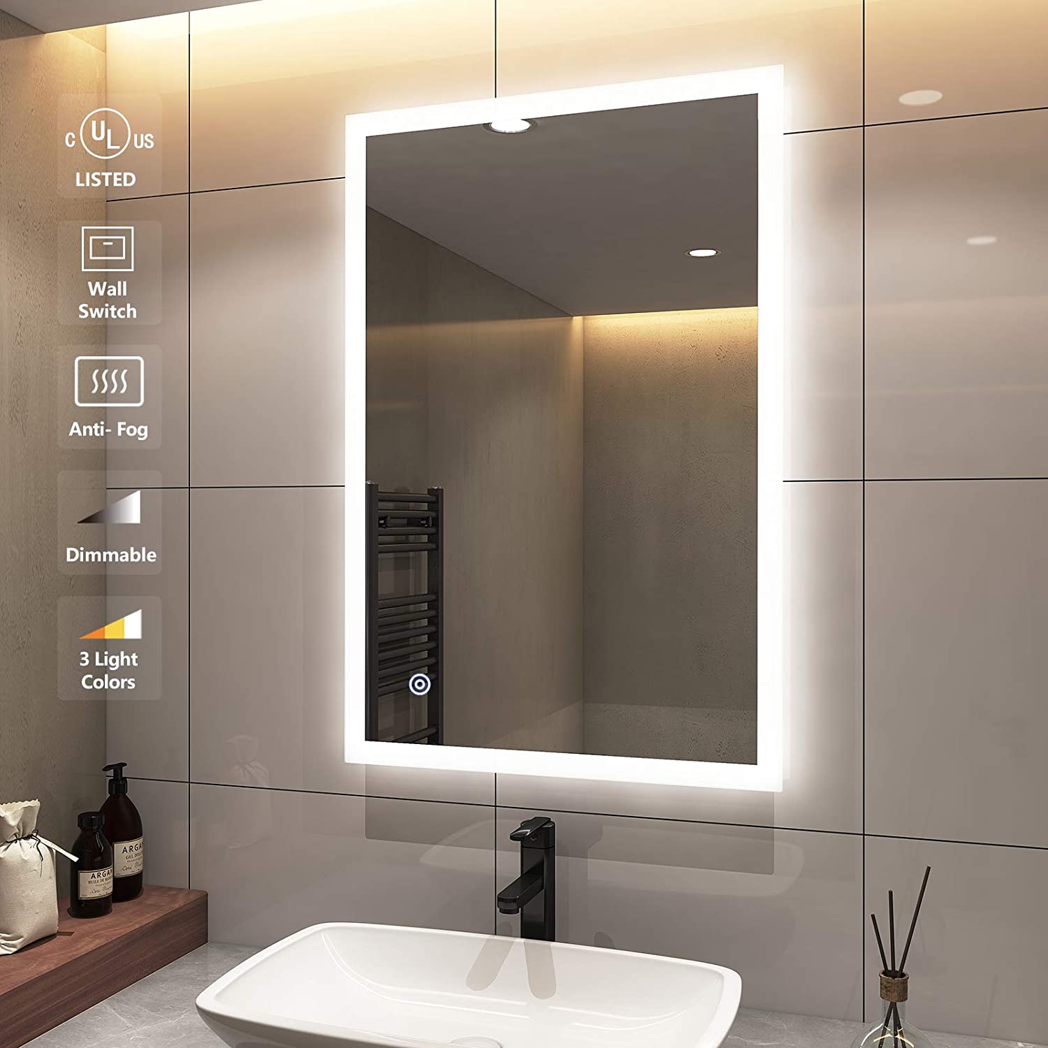 led bathroom mirror