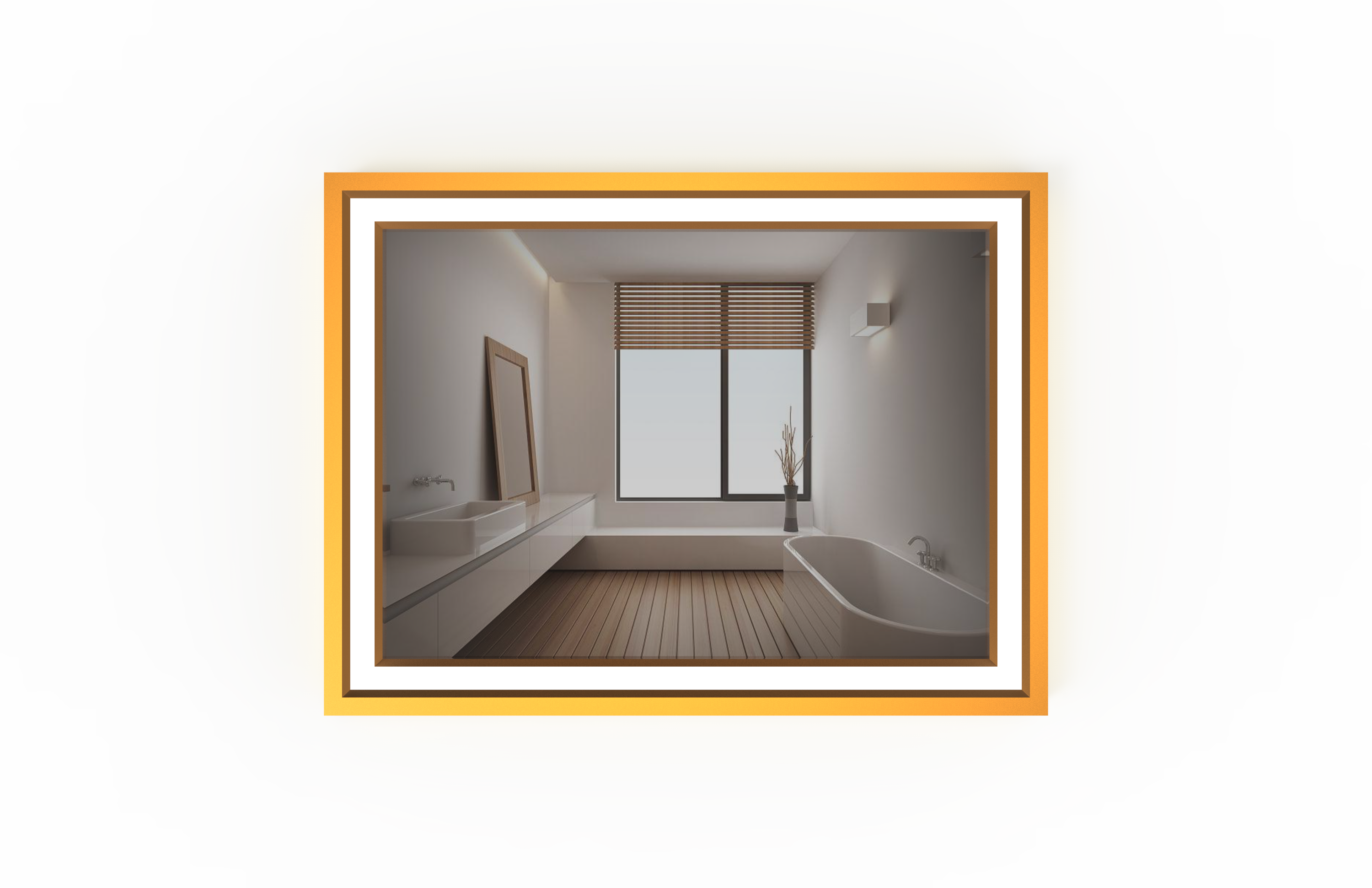 Halo Mirror With 48° Elevation Angle