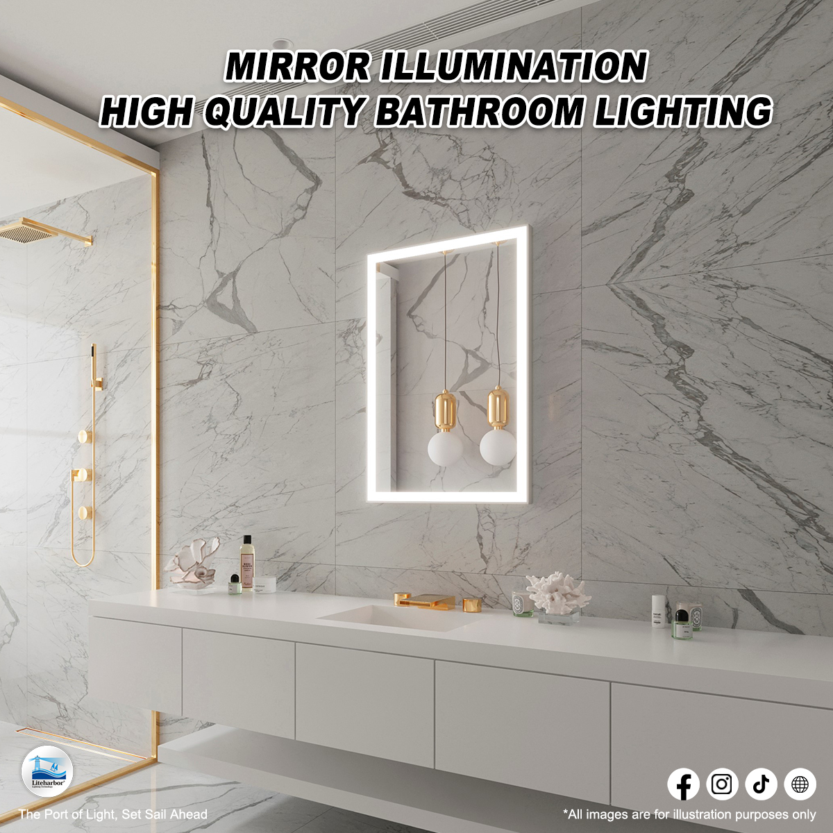 Mirror lights are a perfect example of the balance between function and style