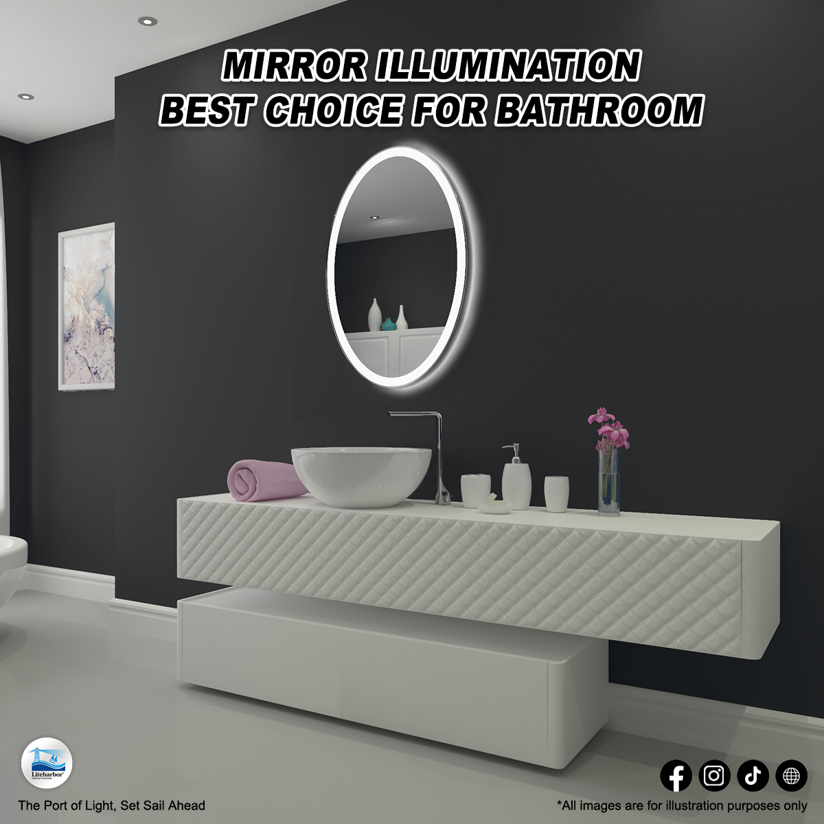 Mirror Illumination Best Choice For Bathroom